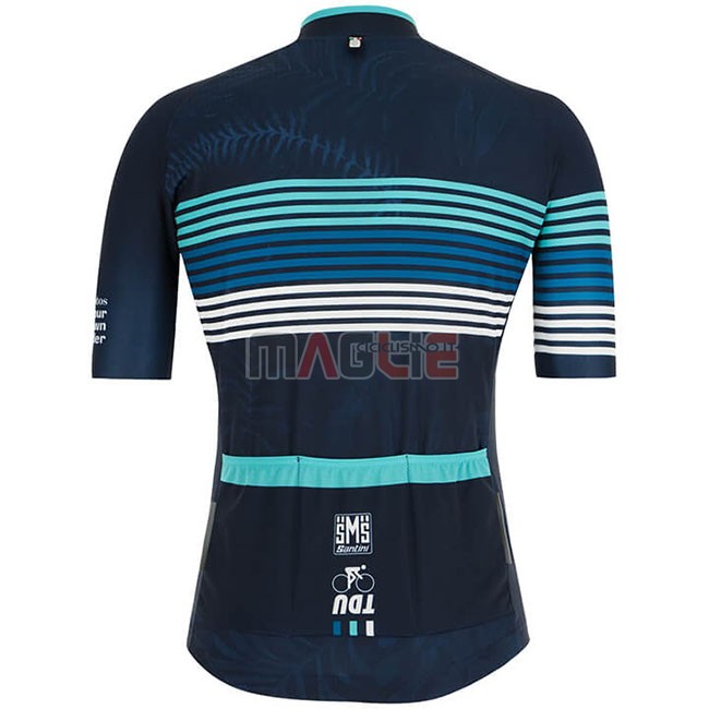 Maglia Tour Down Under Manica Corta 2019 Blu - Clicca l'immagine per chiudere